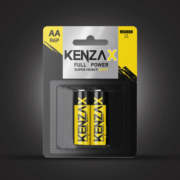 باتری قلمی کارتی Kenzax-AA-R6P-2