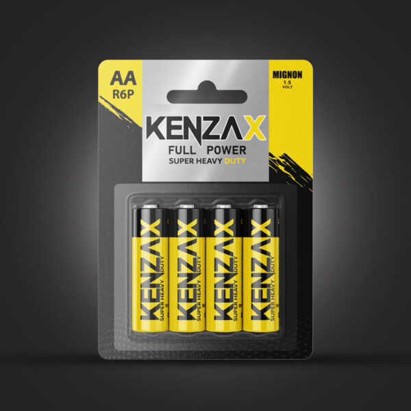 باتری قلمی کارتی Kenzax-AA-R6P-4